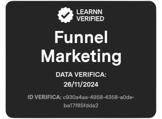funnel marketing certificazione learnn funnel marketing certificazione
